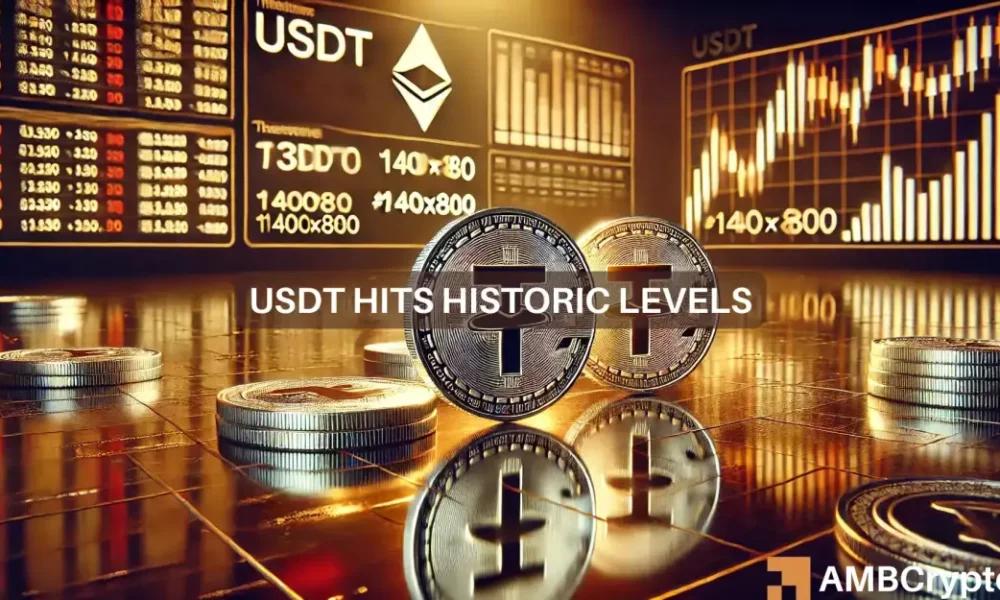 USDT流入创纪录高:对比特币和市场意味着什么?